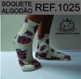 MEIA SOQUETE ALGODÃO ESTAMPADA